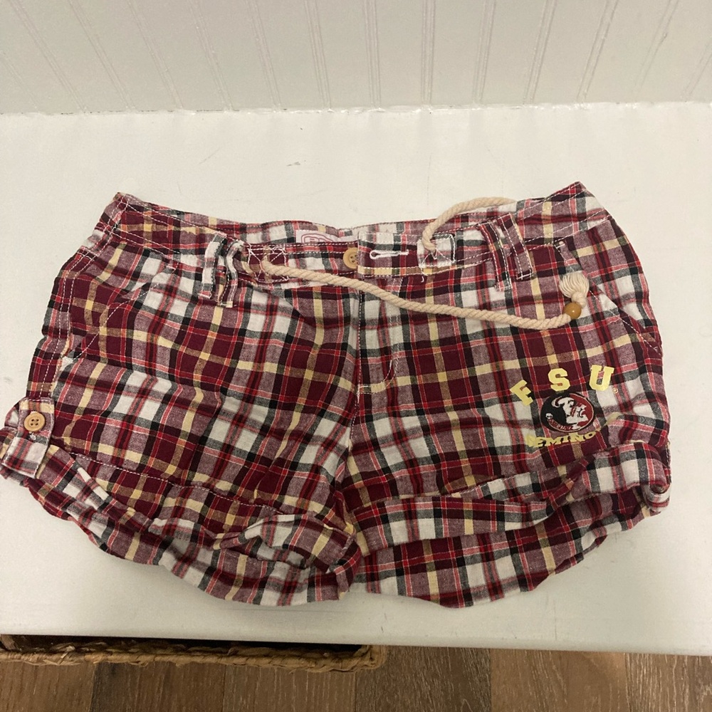 Florida State cuffed shorts